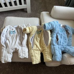 Magic Merlin Sleep Suits 6-9 Months (3)